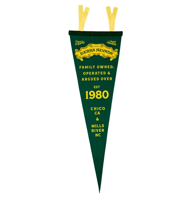 Sierra Nevada Oxford Pennant Banner vlajka