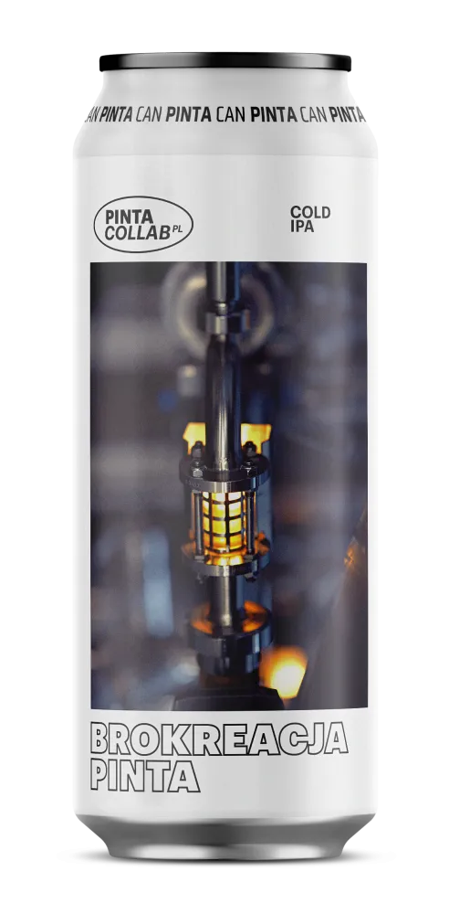 PINTA Collab Brokreacja Cold IPA pivo 500 ml silně chmelené
