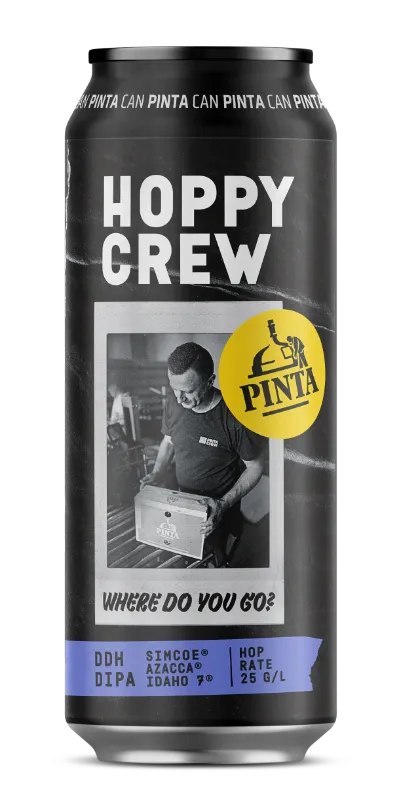 PINTA Hoppy Crew Where Do You Go DIPA 500 ml