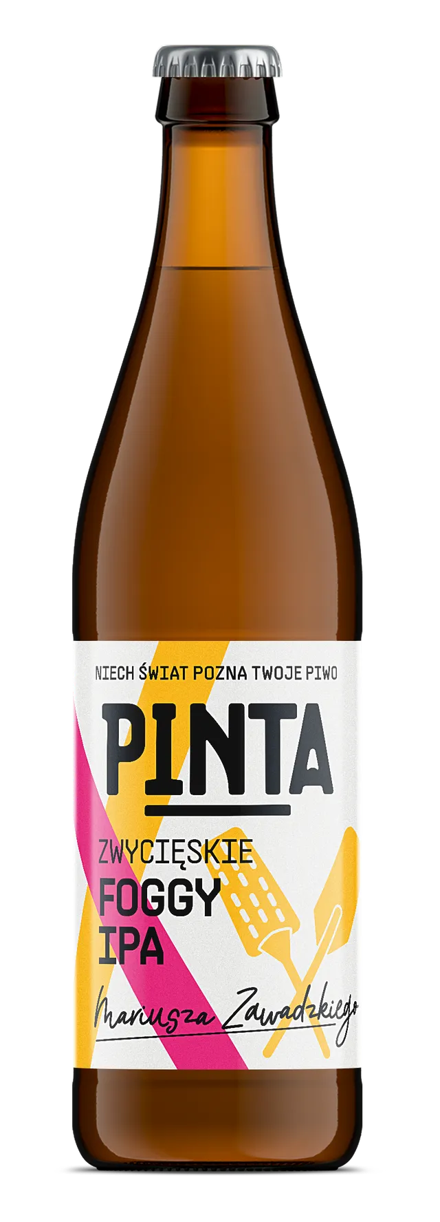 Pinta Zwycięskie Foggy IPA pivo 500 ml světlé