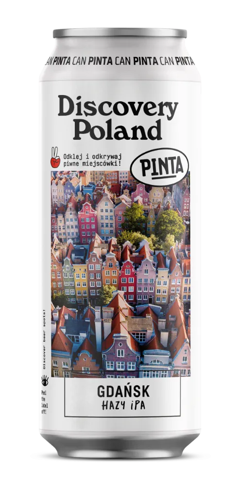 PINTA Discovery Gdansk Hazy IPA plechovka 500 ml