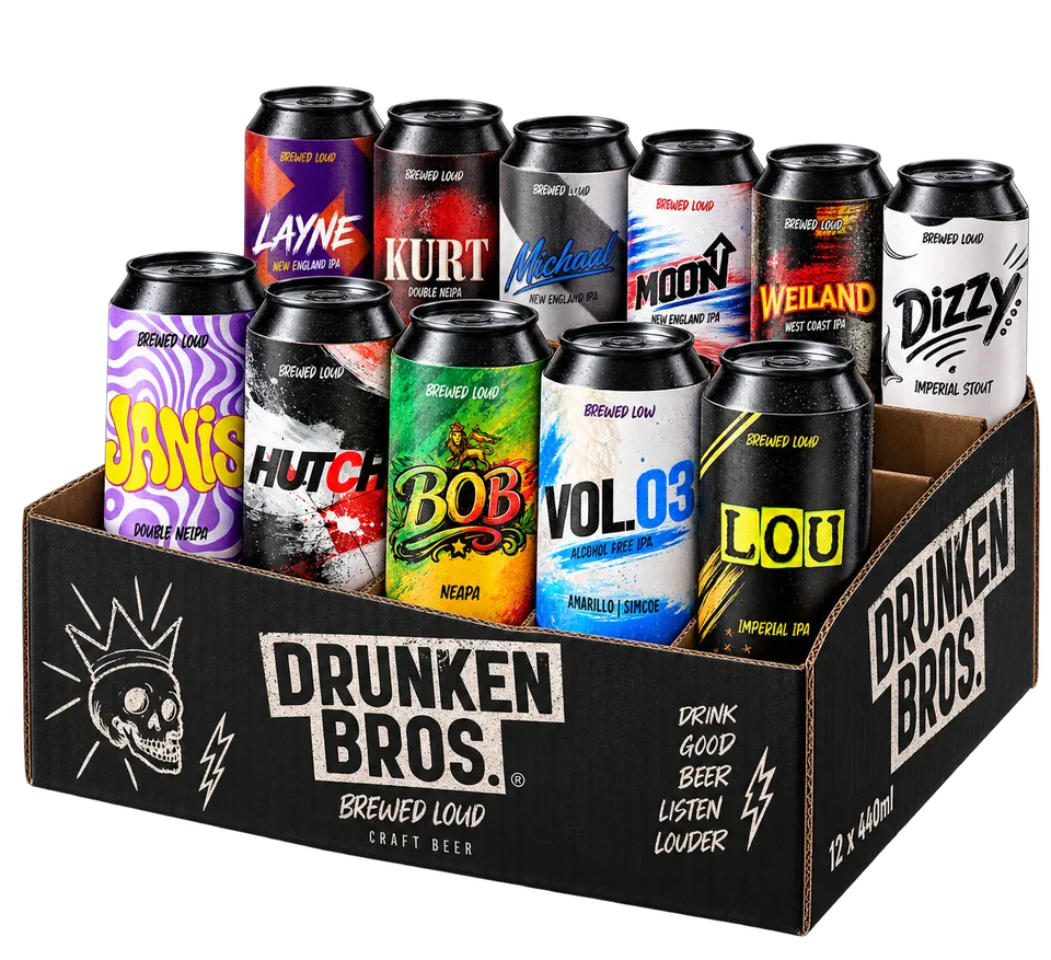 Drunken Bros. Pack 12 mix piv 12×440 ml na míru
