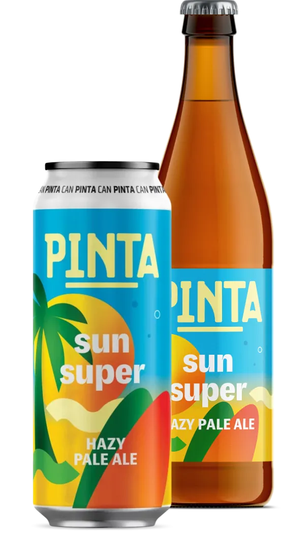 PINTA Sun Super Hazy Pale Ale pivo 500 ml 4,7 %