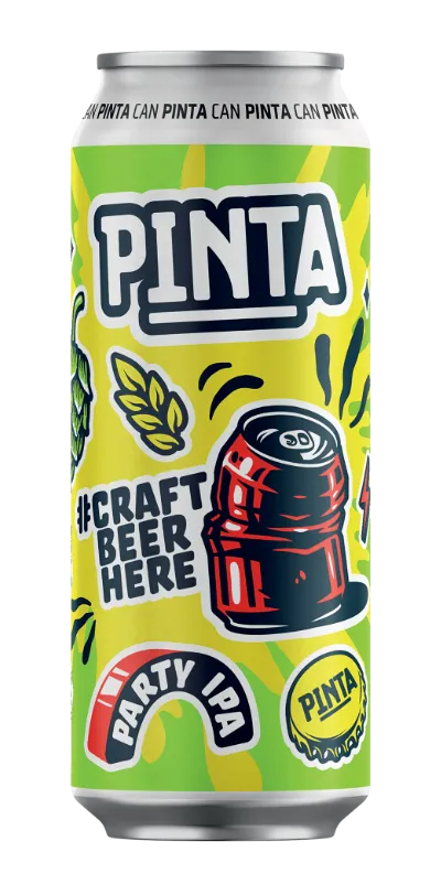 PINTA Party IPA micro IPA pivo 3,7% lehké