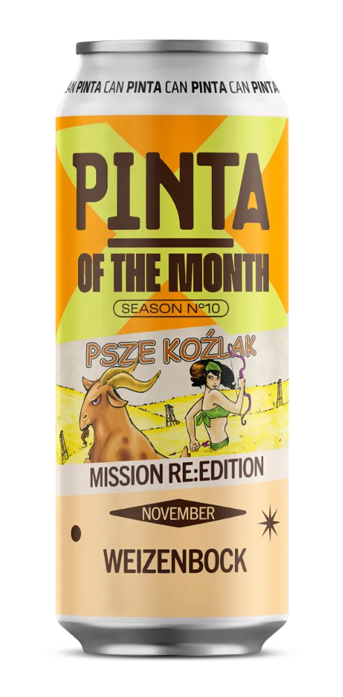 Pinta Psze Koźlak Weizenbock pivo banán 500 ml
