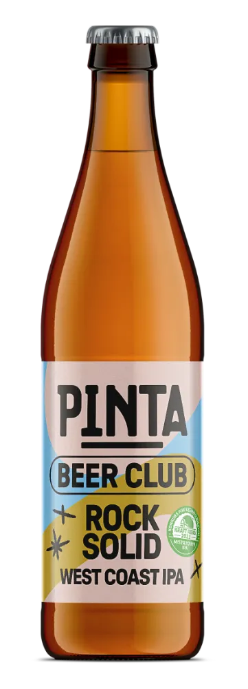 PINTA Beer Club Solid Rock West Coast IPA pivo 500 ml hořké