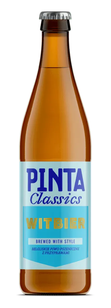 Browar PINTA Witbier pšeničné pivo 500 ml s koriandrem