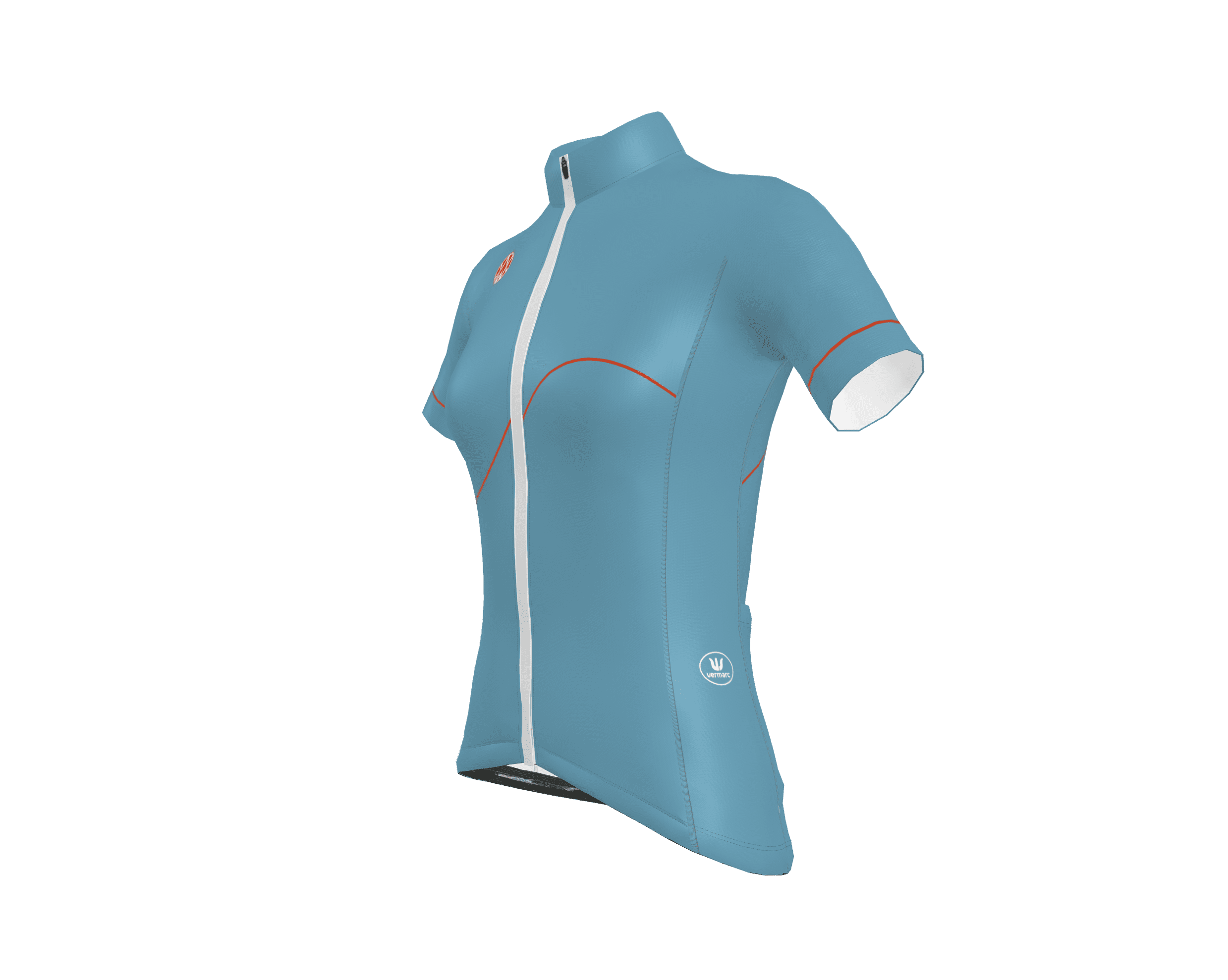 Westmalle cyklistický dres dámský modrý prodyšný