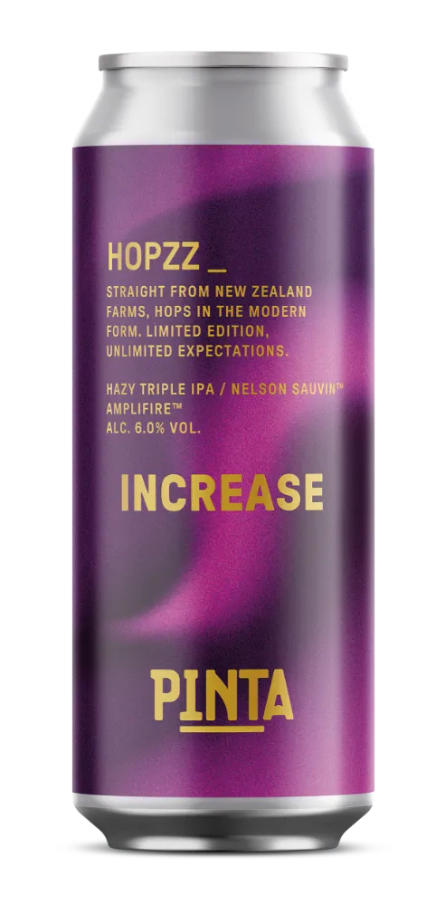 PINTA Hopzz Increase Triple IPA pivo 500 ml silné