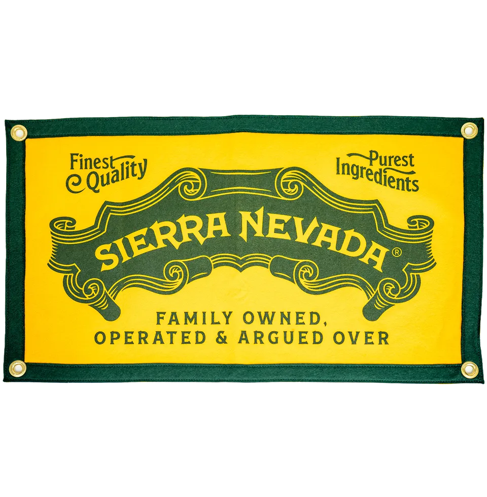 Sierra Nevada Oxford Pennant Camp Flag vlajka