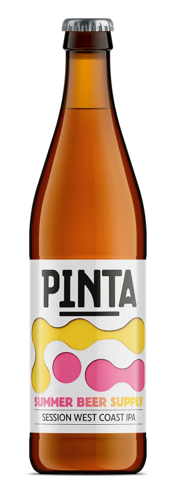 PINTA Summer Beer Supply Session West Coast IPA pivo 500 ml hořké