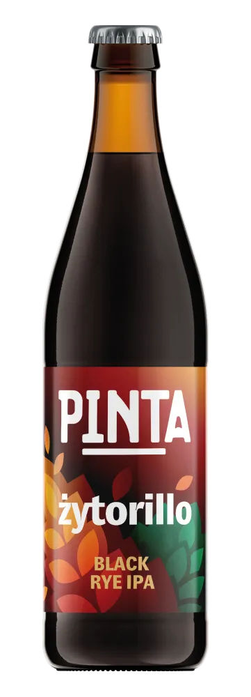 PINTA Żytorillo Black Rye IPA pivo 500 ml žitné