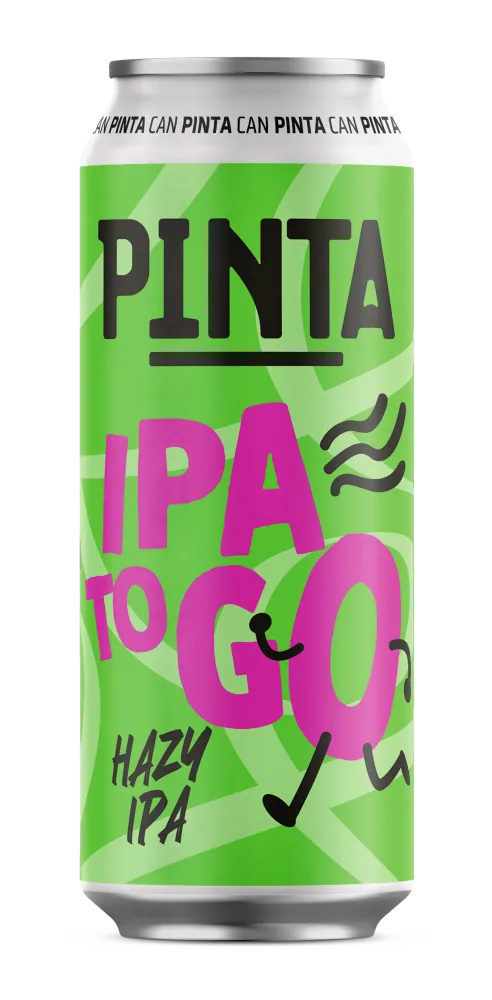 Pinta IPA to GO Hazy IPA pivo 500 ml 6,0 %
