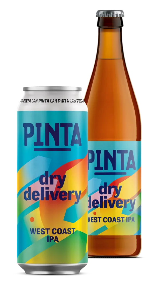 PINTA Dry Delivery IPA pivo láhev 0,5 l 6,5%