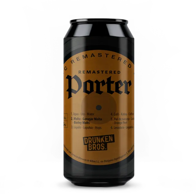 Drunken Bros Remastered Porter řemeslné pivo tmavé