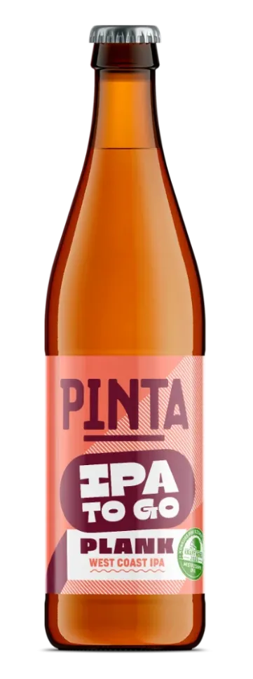 PINTA IPA To Go Plank West Coast IPA láhev 500 ml hořké