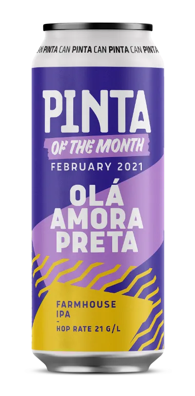 PINTA Olá Amora Preta Farmhouse IPA pivo 500 ml ovocné
