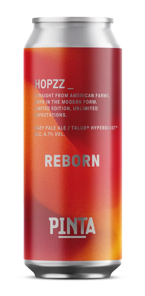 PINTA Hopzz Reborn Hazy Pale Ale pivo 500 ml citrusové