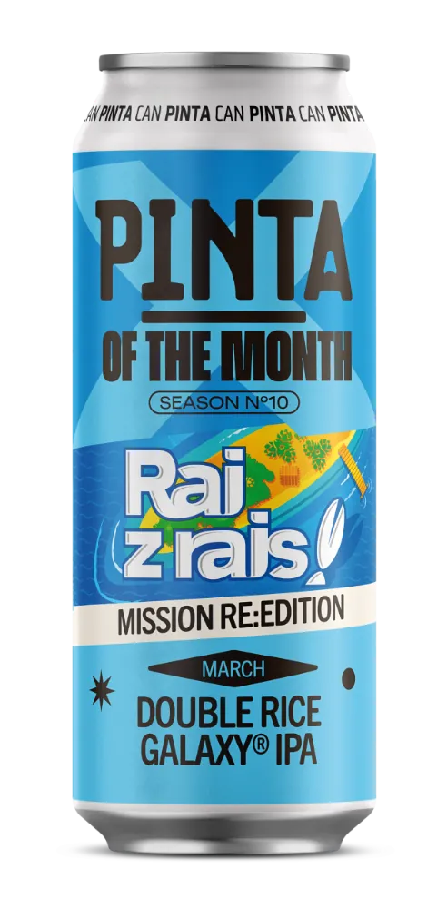 Browar PINTA Raj z Rajs Double Rice IPA pivo 8,5 %