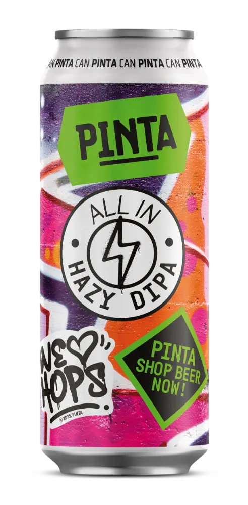 Browar PINTA All In Hazy DIPA pivo 500 ml