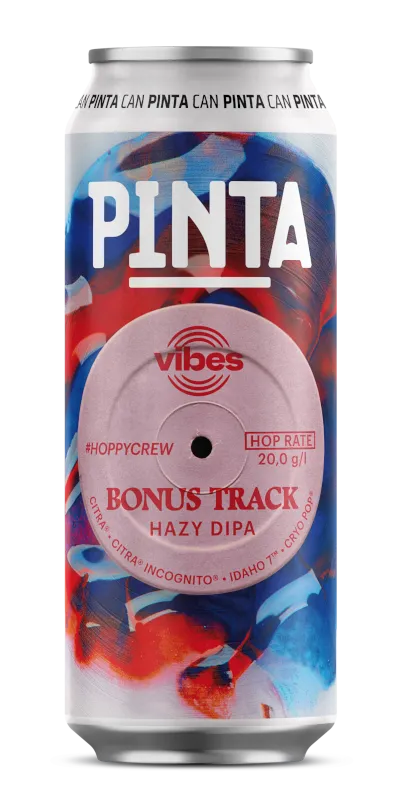 PINTA Vibes Bonus Track Hazy DIPA pivo 7,0% citrus