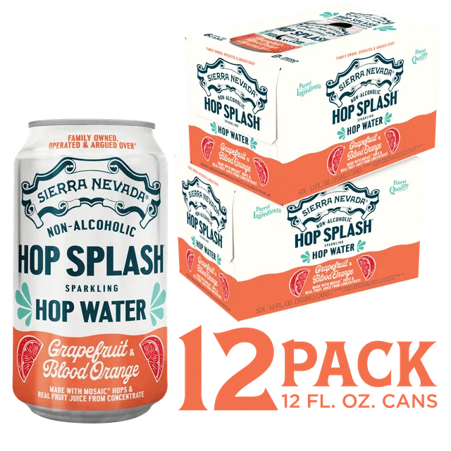 Sierra Nevada Hop Splash chmelová voda grep pomeranč