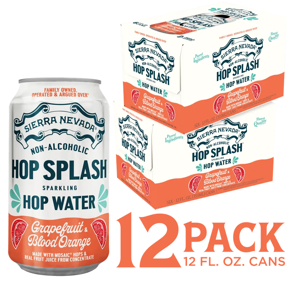 Sierra Nevada Hop Splash chmelová voda grep pomeranč