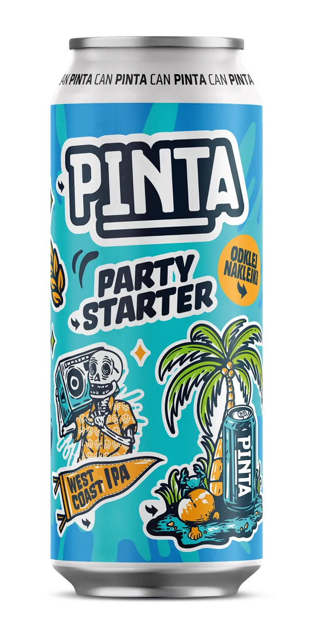 Browar Pinta Party Starter West Coast IPA pivo 500 ml