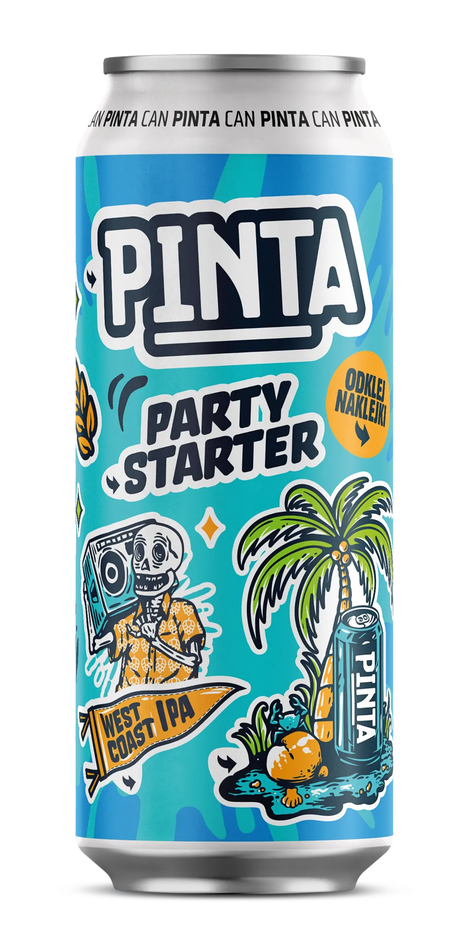 Browar Pinta Party Starter West Coast IPA pivo 500 ml