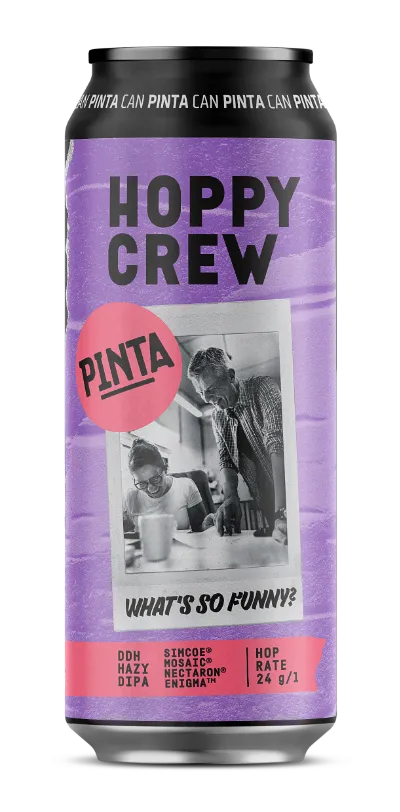 PINTA Hoppy Crew What’s So Funny hazy DIPA 8,1%