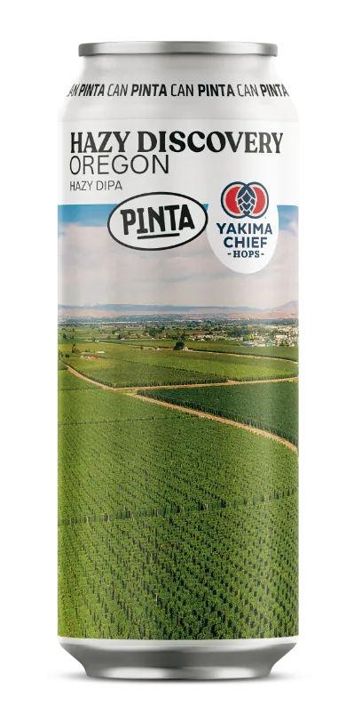Pinta Hazy Discovery Oregon Hazy DIPA pivo 500 ml silné