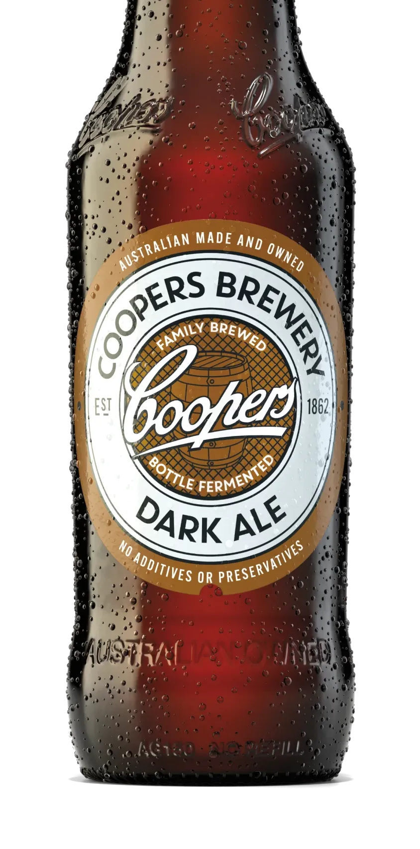 Coopers Dark Ale tmavé svrchně kvašené pivo káva