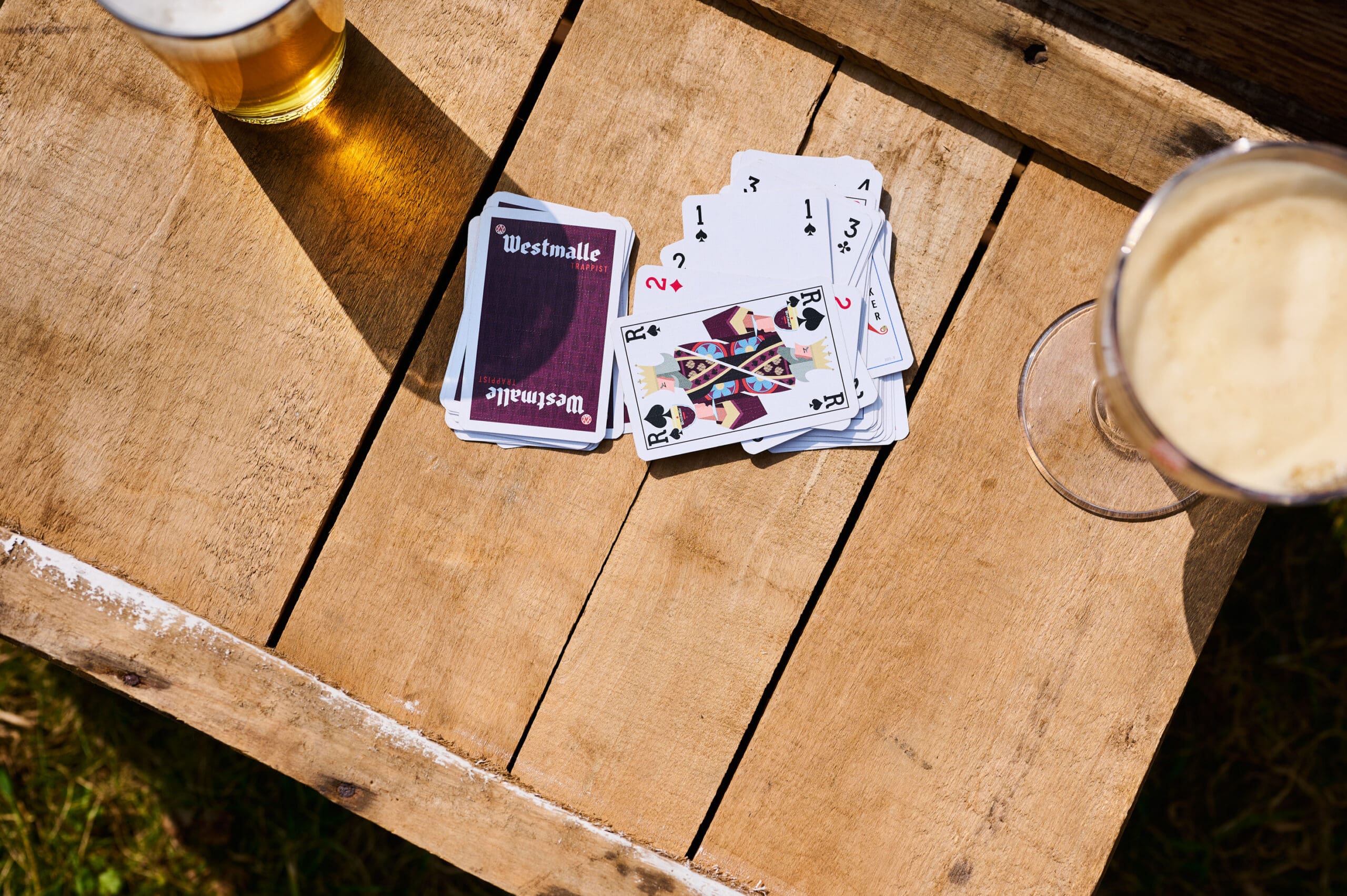 Westmalle karty hrací s vlastními motivy
