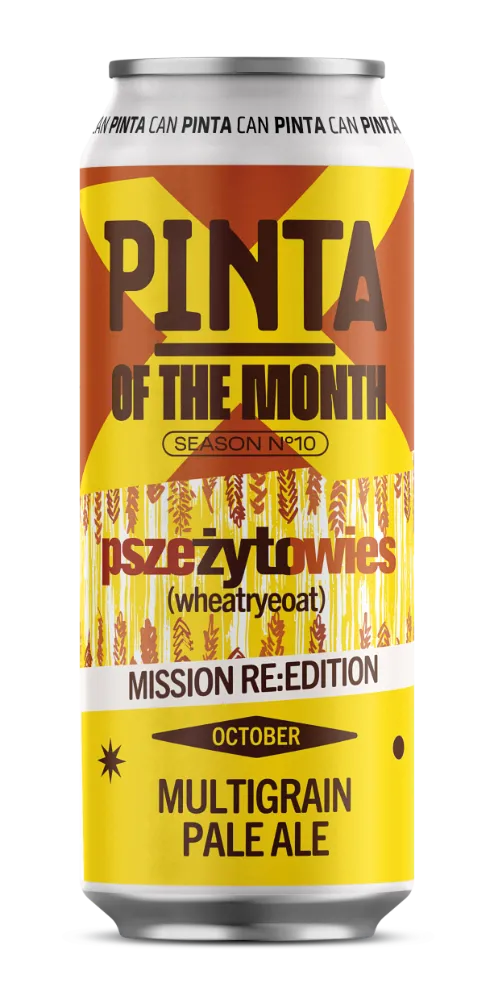Browar PINTA Pszeżytowies pivo Multigrain Pale Ale 3,8%