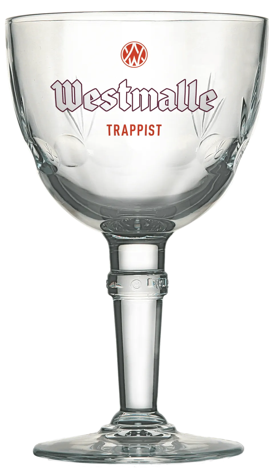 Westmalle aperitivní sklenice 17 cl broušená