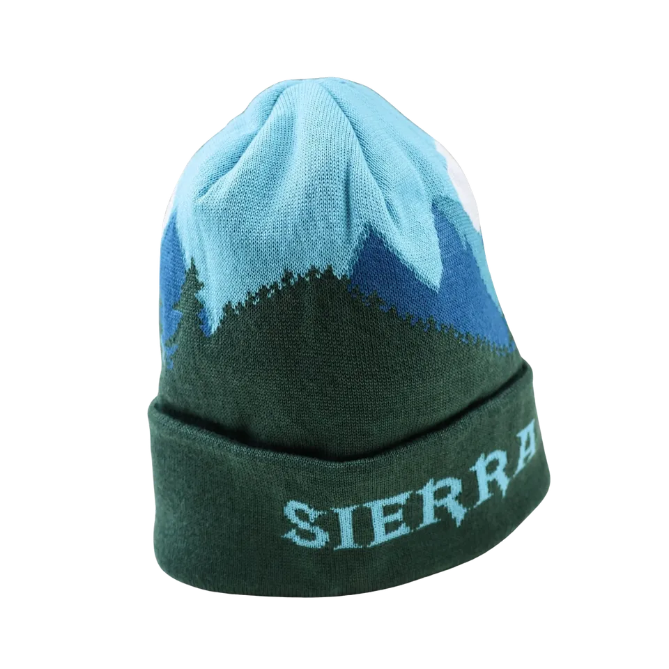 Sierra Nevada Mountain Scene kulich pletený recyklovaný