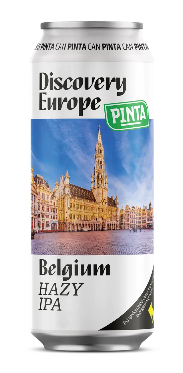 PINTA Discovery Europe Belgium Hazy IPA 500 ml ovocné