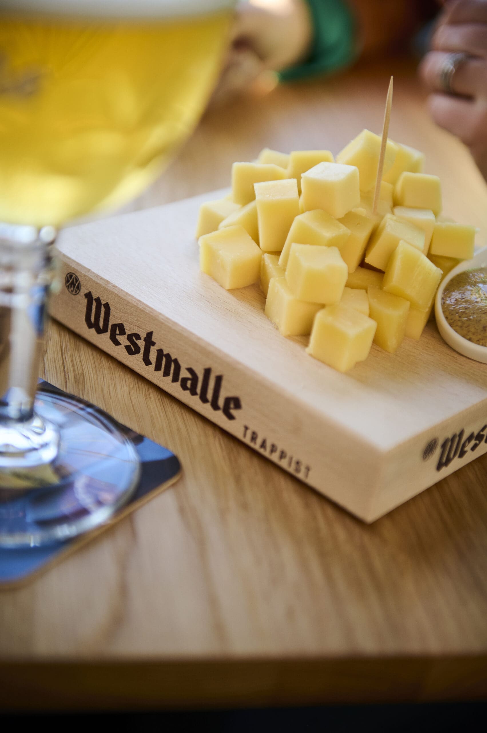 Westmalle sýrové prkénko dřevěné 17,5 cm
