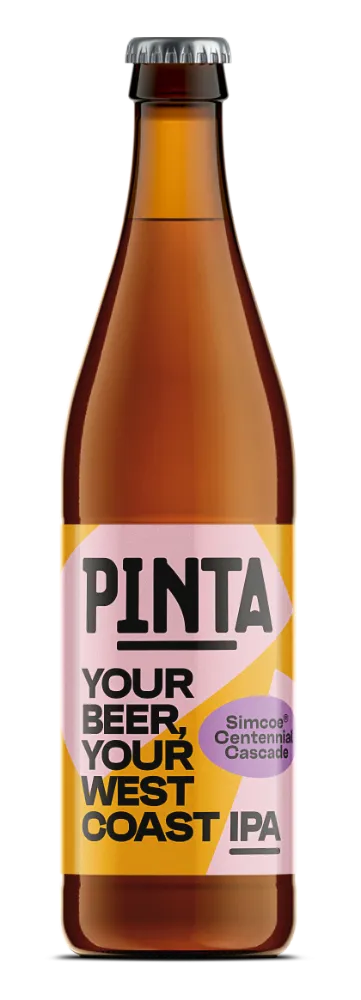 Pinta Your Beer West Coast IPA pivo Simcoe 6,5%