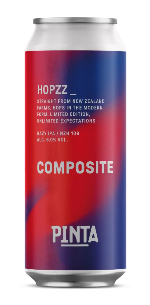 PINTA Hopzz_ Composite Hazy IPA pivo 500 ml citrusové