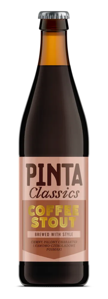 Browar PINTA Coffee Stout pivo 500 ml kávové