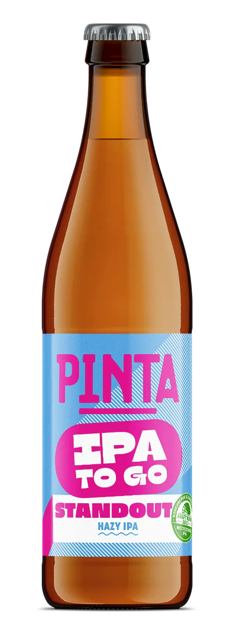 Browar Pinta IPA To Go Standout hazy IPA 500 ml zakalená