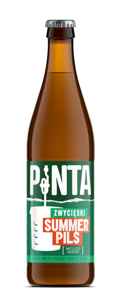 PINTA Zwycięski Summer Pils pivo 500 ml letní