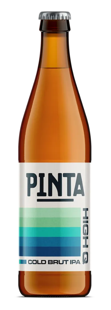 Pinta High Q Cold Brut IPA pivo 500 ml extra suché