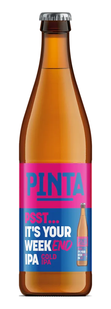 Browar Pinta Psst WeekEND Cold IPA pivo 500 ml svěží