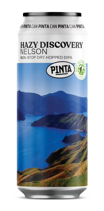 Pinta Hazy Discovery Nelson DIPA pivo 500 ml 8,3 %
