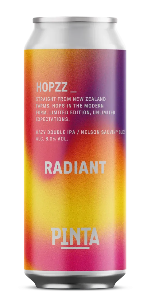 Browar PINTA Hopzz Radiant Hazy Double IPA 8,0% mango