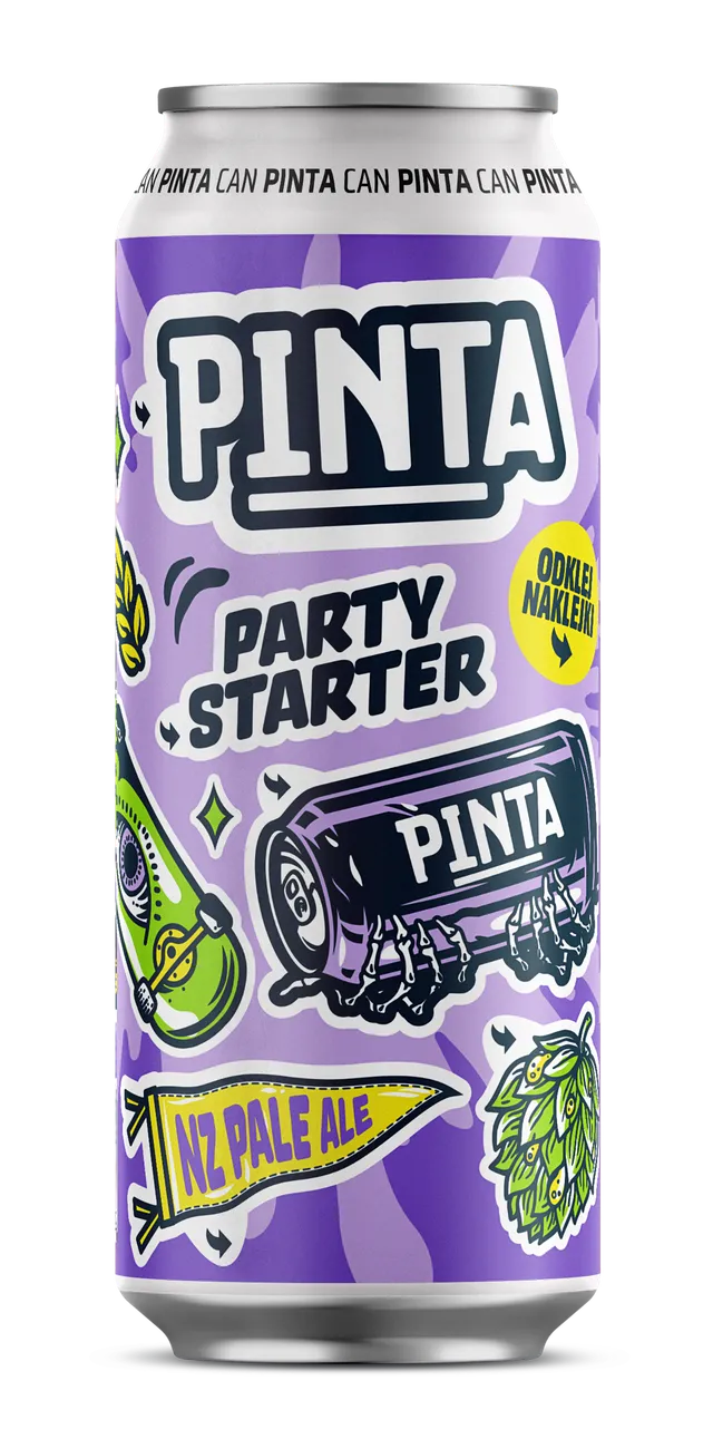 PINTA Party Starter NZ Pale Ale pivo 500 ml citrusové