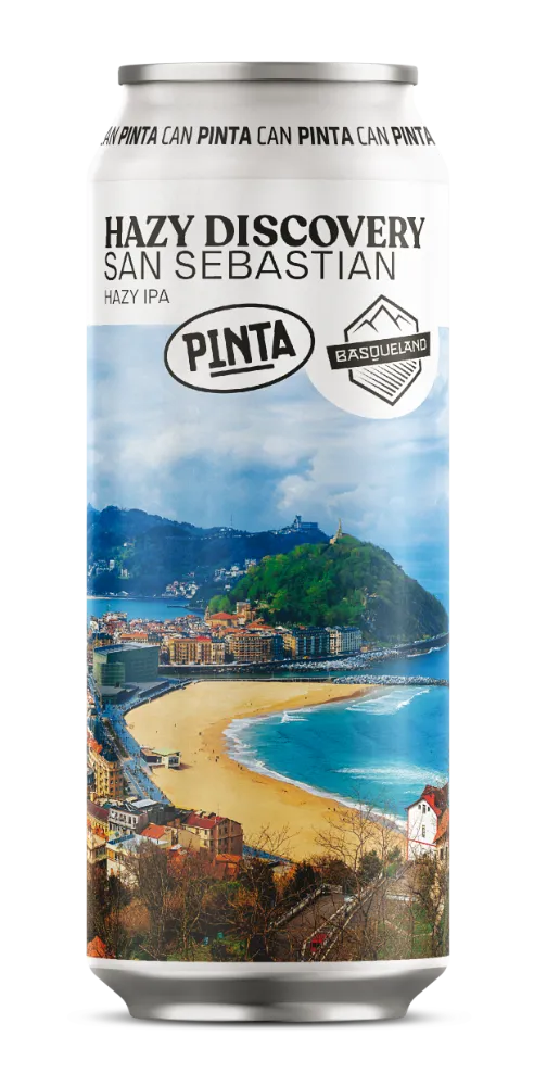 Browar Pinta Hazy Discovery San Sebastian Hazy IPA pivo 500 ml