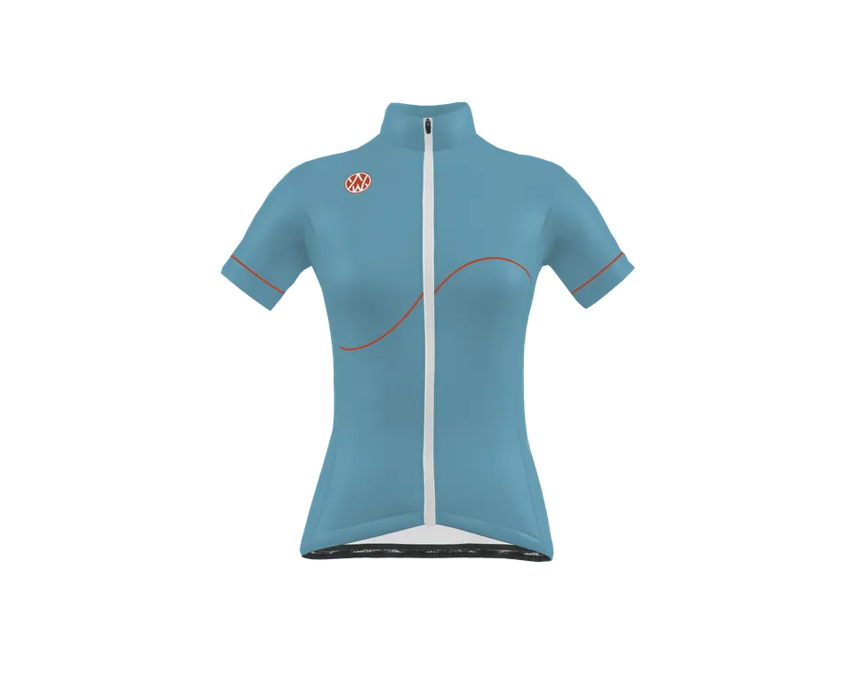Westmalle cyklistický dres dámský modrý prodyšný